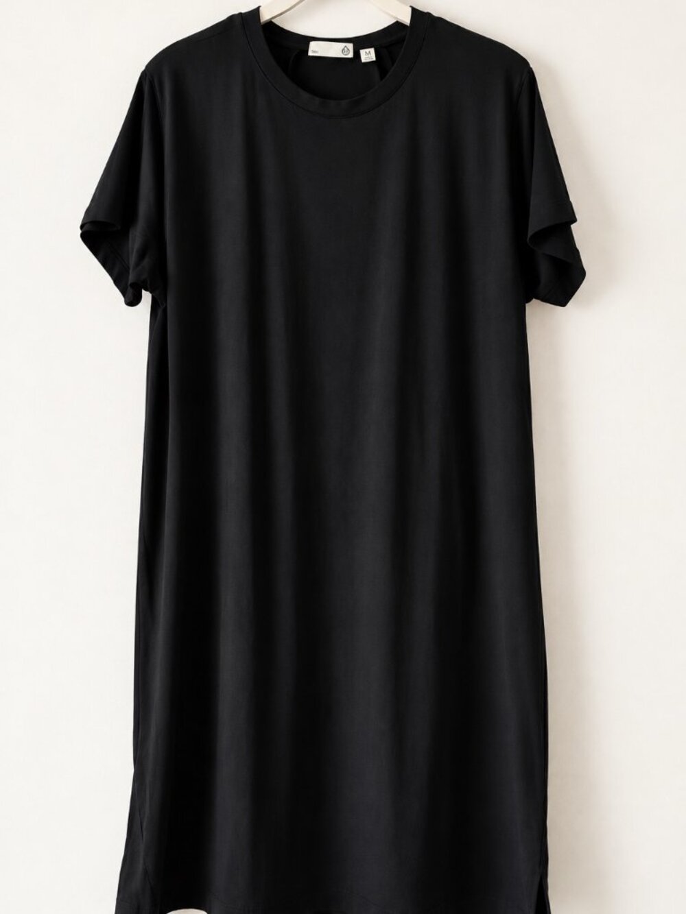 tasc Performance Black Bamboo T Shirt Dress Medium